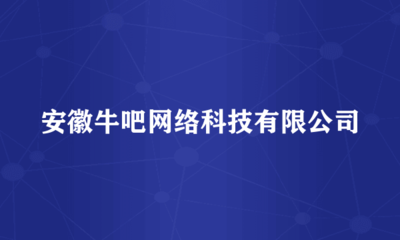 安徽牛吧網(wǎng)絡(luò)科技 引領(lǐng)創(chuàng)新，賦能網(wǎng)絡(luò)投資管理及咨詢服務(wù)